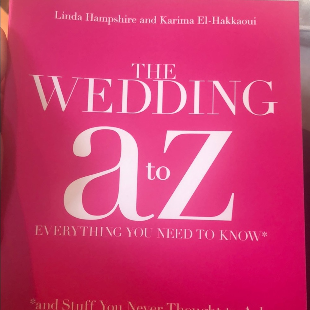 The wedding A-Z book